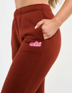New ECHT Blur Flare Sweatpants Brown
