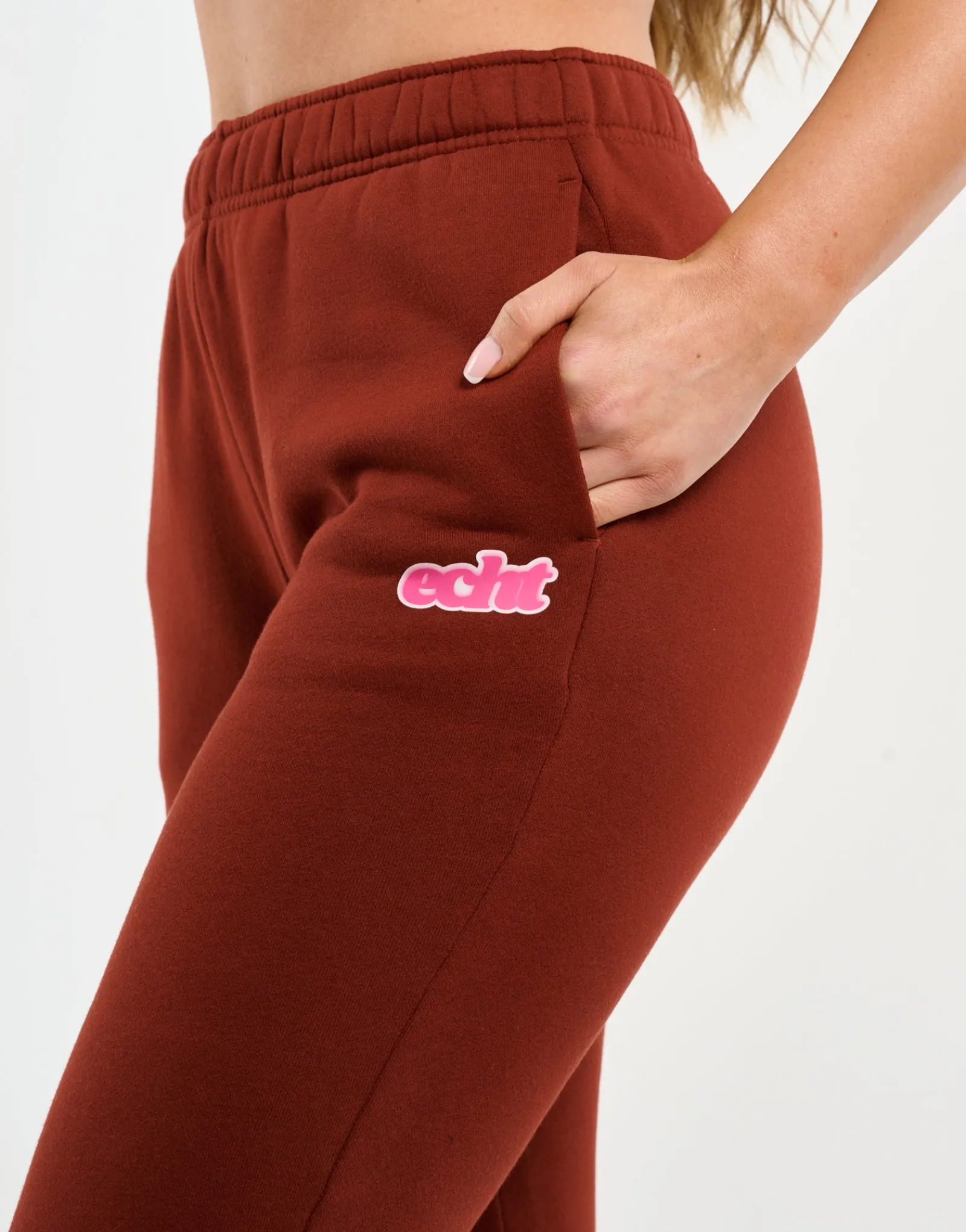 New ECHT Blur Flare Sweatpants Brown
