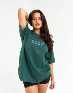 Sale ECHT College Oversize Tee Green