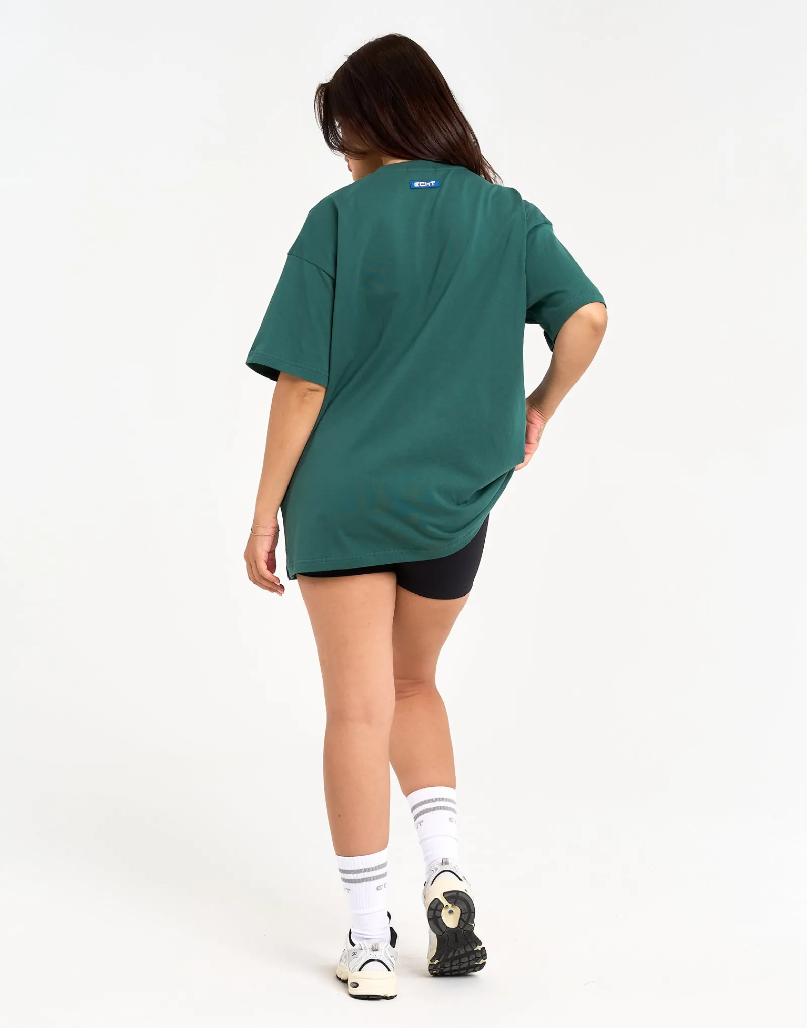 Online ECHT College Oversize Tee Green