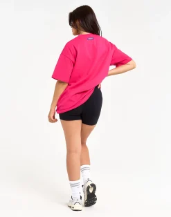 Hot ECHT College Oversize Tee Pink