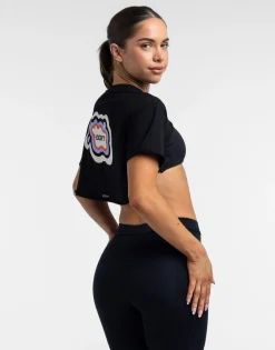 Fashion ECHT Colour Wave High T-Shirt Black