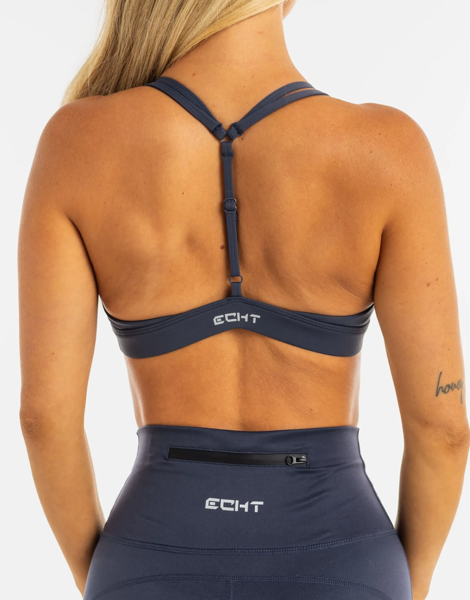 New ECHT Core Layer Sports Bra Lava Smoke