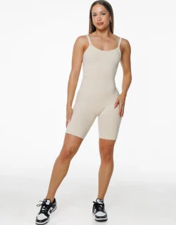 Fashion ECHT Core Unitard Oatmeal