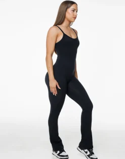Discount ECHT Core Unitard Flare Black