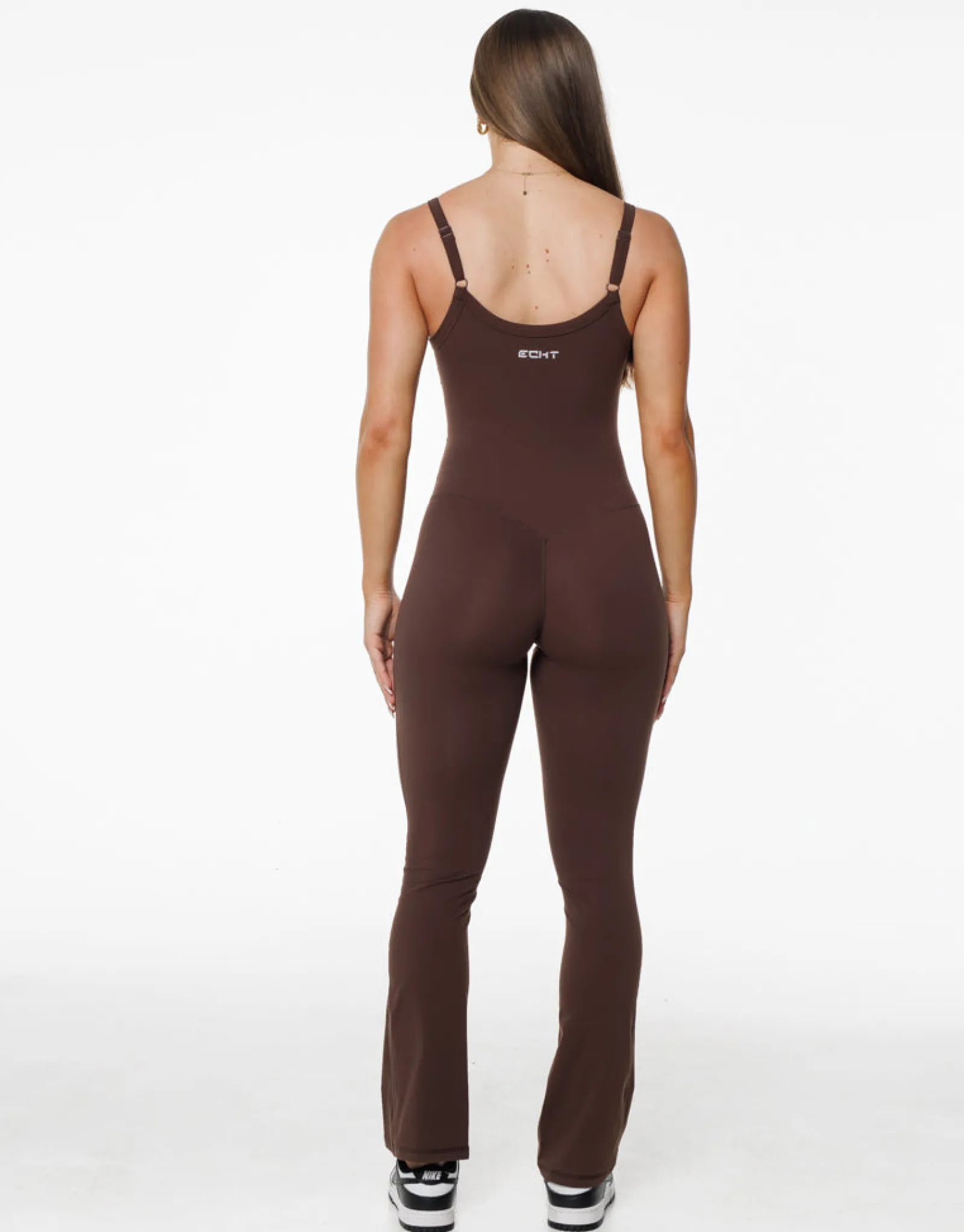 Best ECHT Core Unitard Flare Fudge Brown