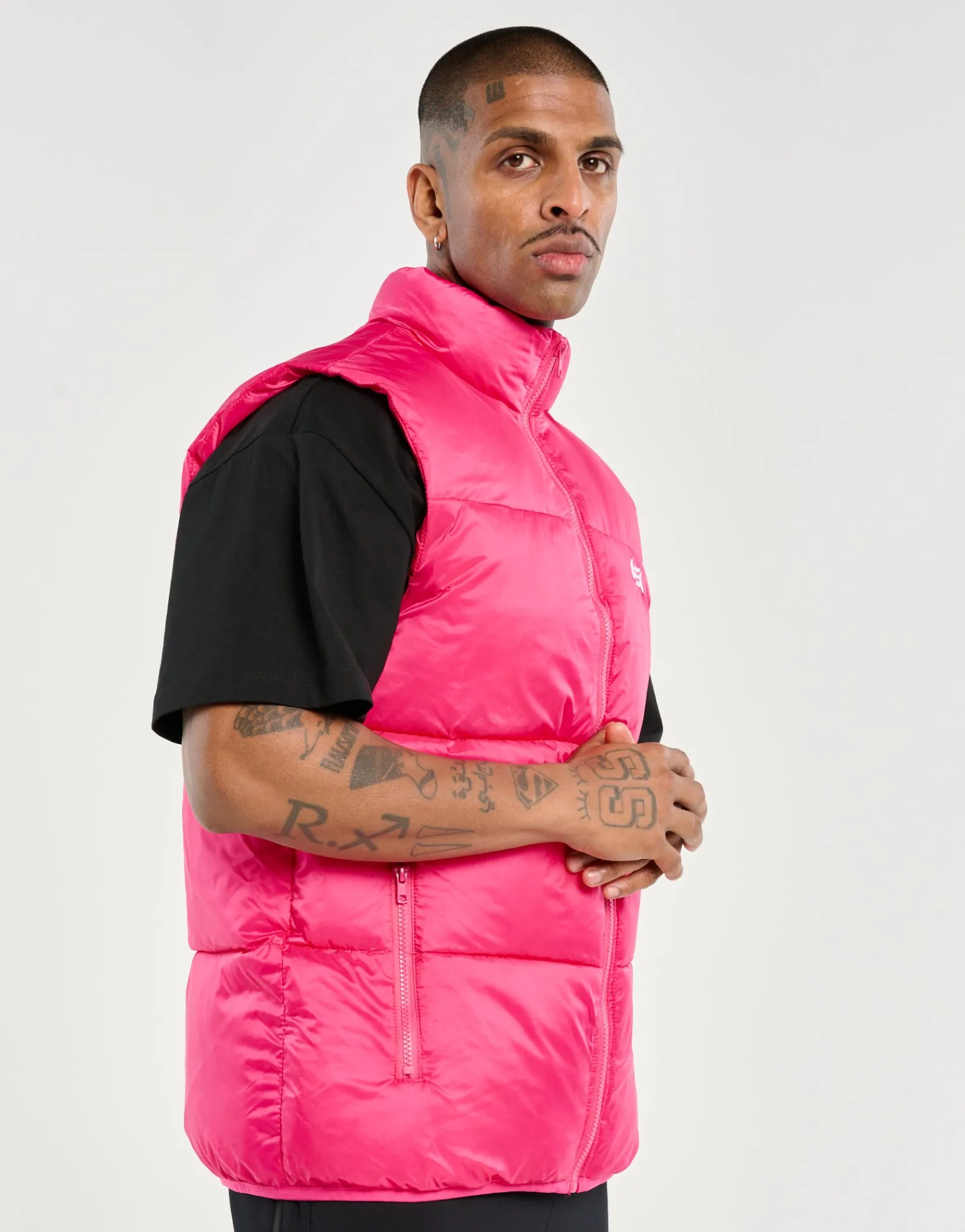 Outlet ECHT Dart Puffer Vest Pink