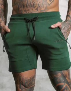 Hot ECHT Force Knit Shorts Dark Green