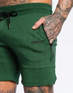 Hot ECHT Force Knit Shorts Dark Green