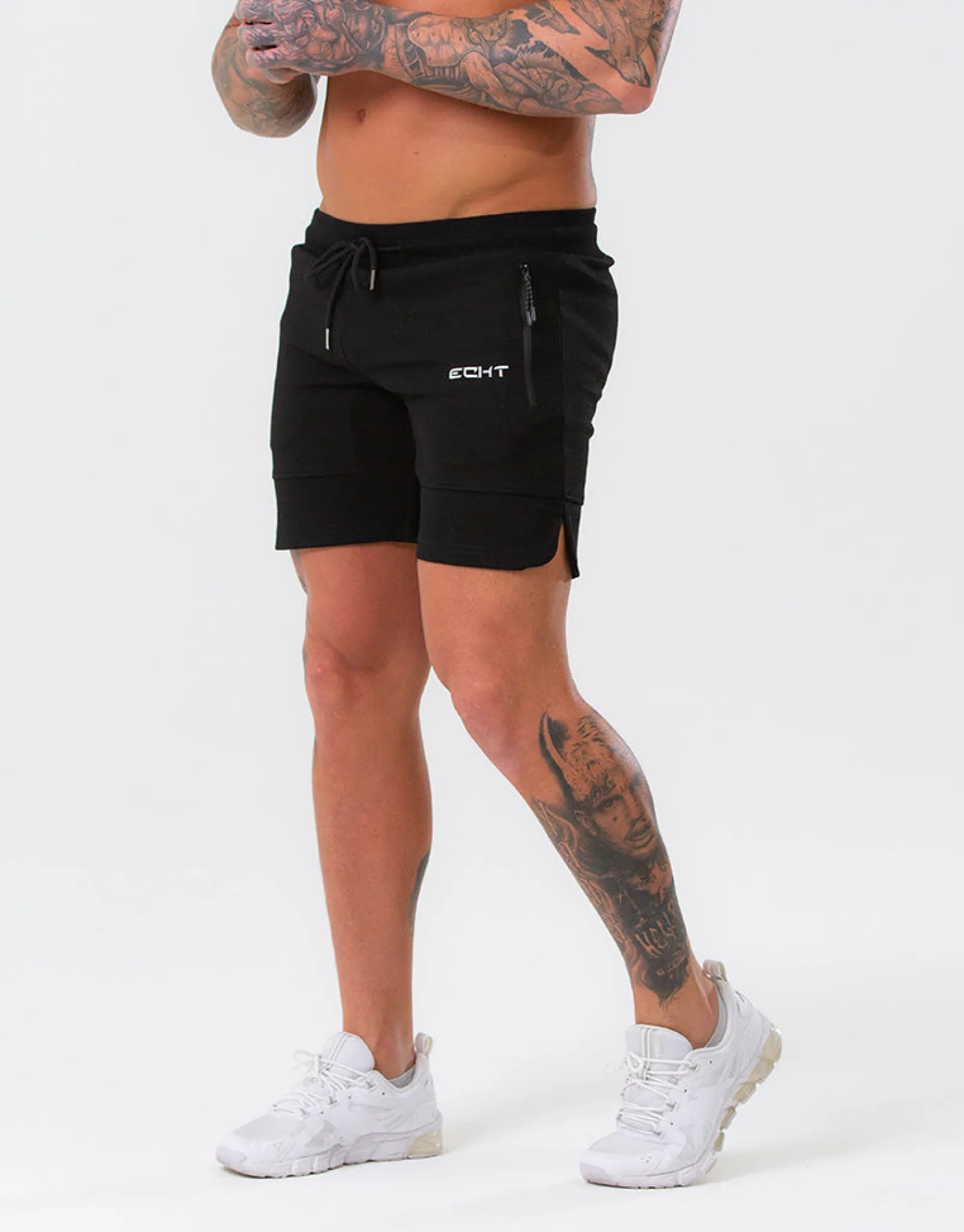 Sale ECHT Force Knit Shorts Black