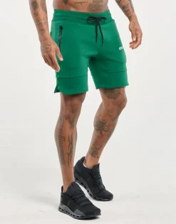 Online ECHT Force Knit Shorts Forest Green