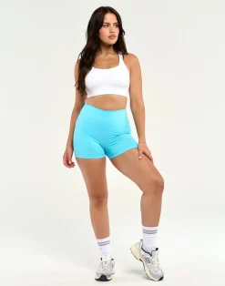 Sale ECHT Force Scrunch Shorts Baby Blue