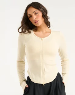 Sale ECHT Knit Cardigan Taupe