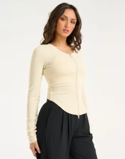 Sale ECHT Knit Cardigan Taupe