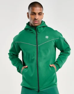 Clearance ECHT Tech Zip-Up Hoodie Green