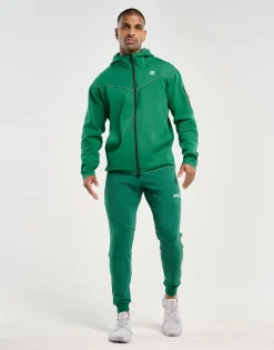 Clearance ECHT Tech Zip-Up Hoodie Green