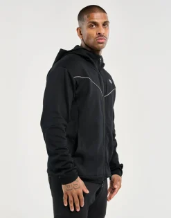 Discount ECHT Tech Zip-Up Hoodie Black