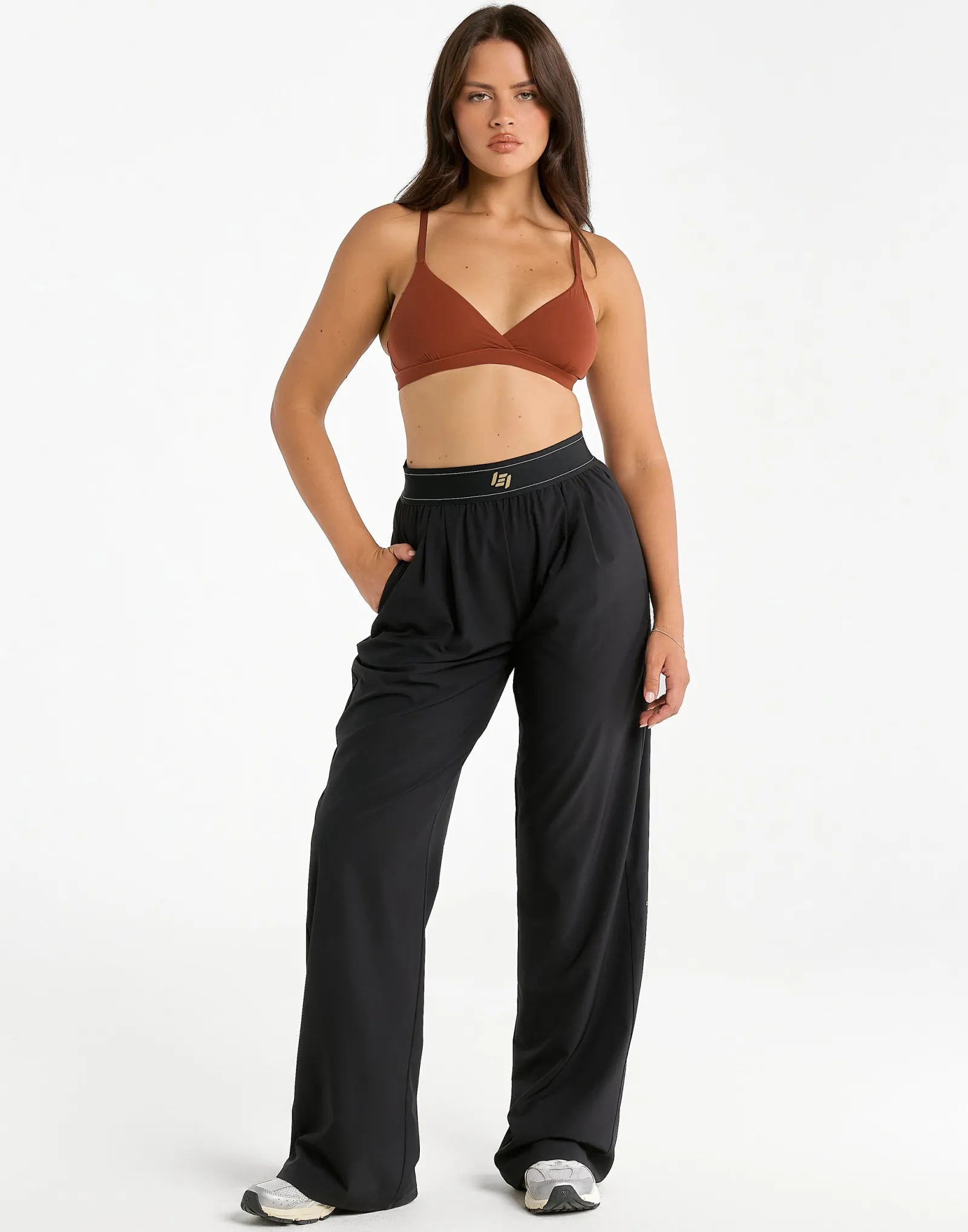 Clearance ECHT Elemental Crossover Bralette Brown