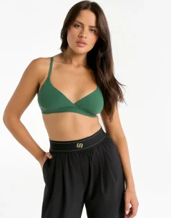 Clearance ECHT Elemental Crossover Bralette Green