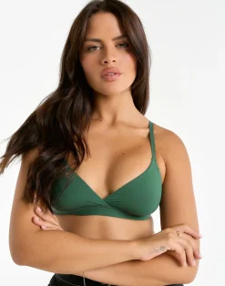 Clearance ECHT Elemental Crossover Bralette Green