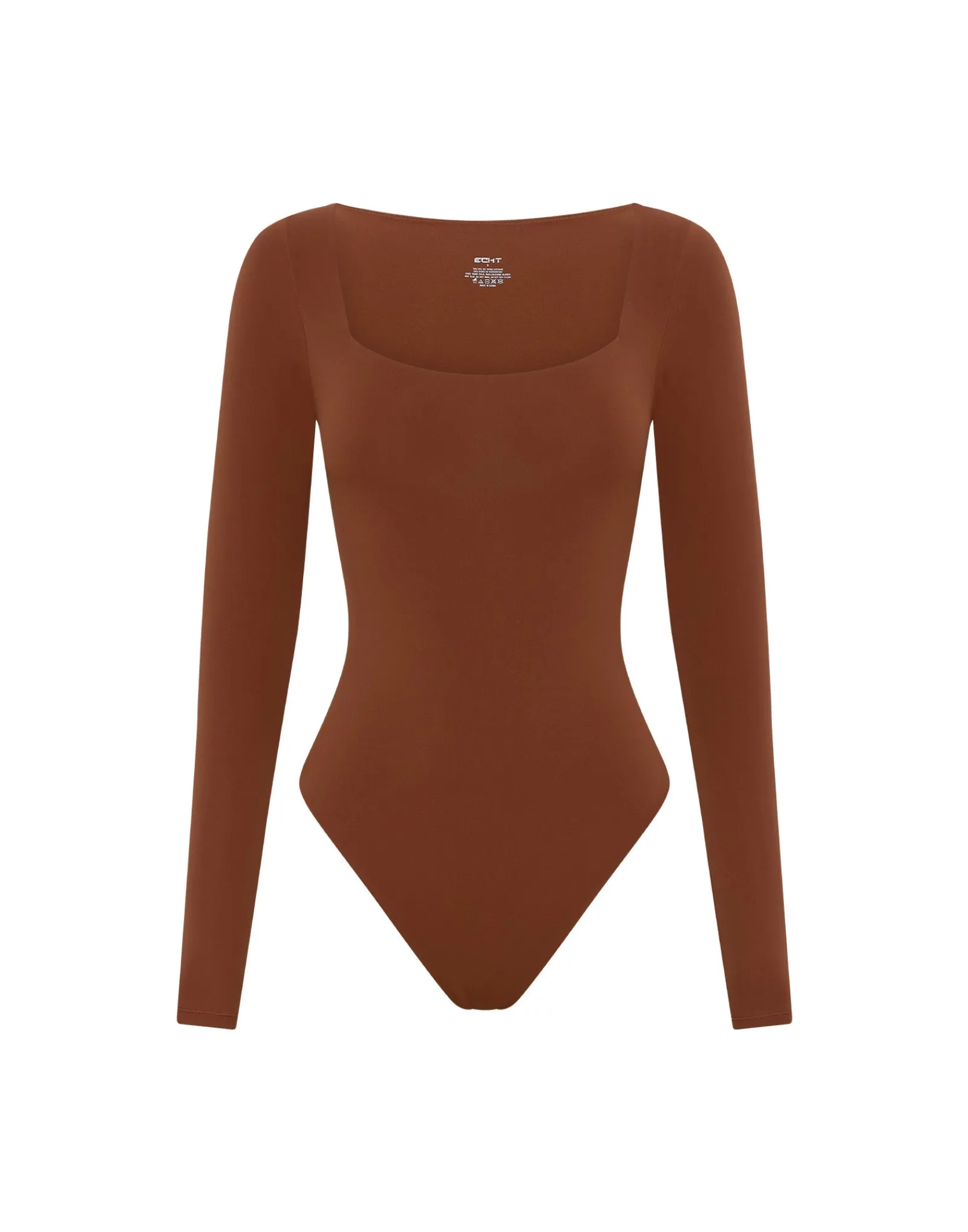 Fashion ECHT Elemental L Square Bodysuit Brown