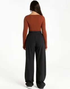 Fashion ECHT Elemental L Square Bodysuit Brown