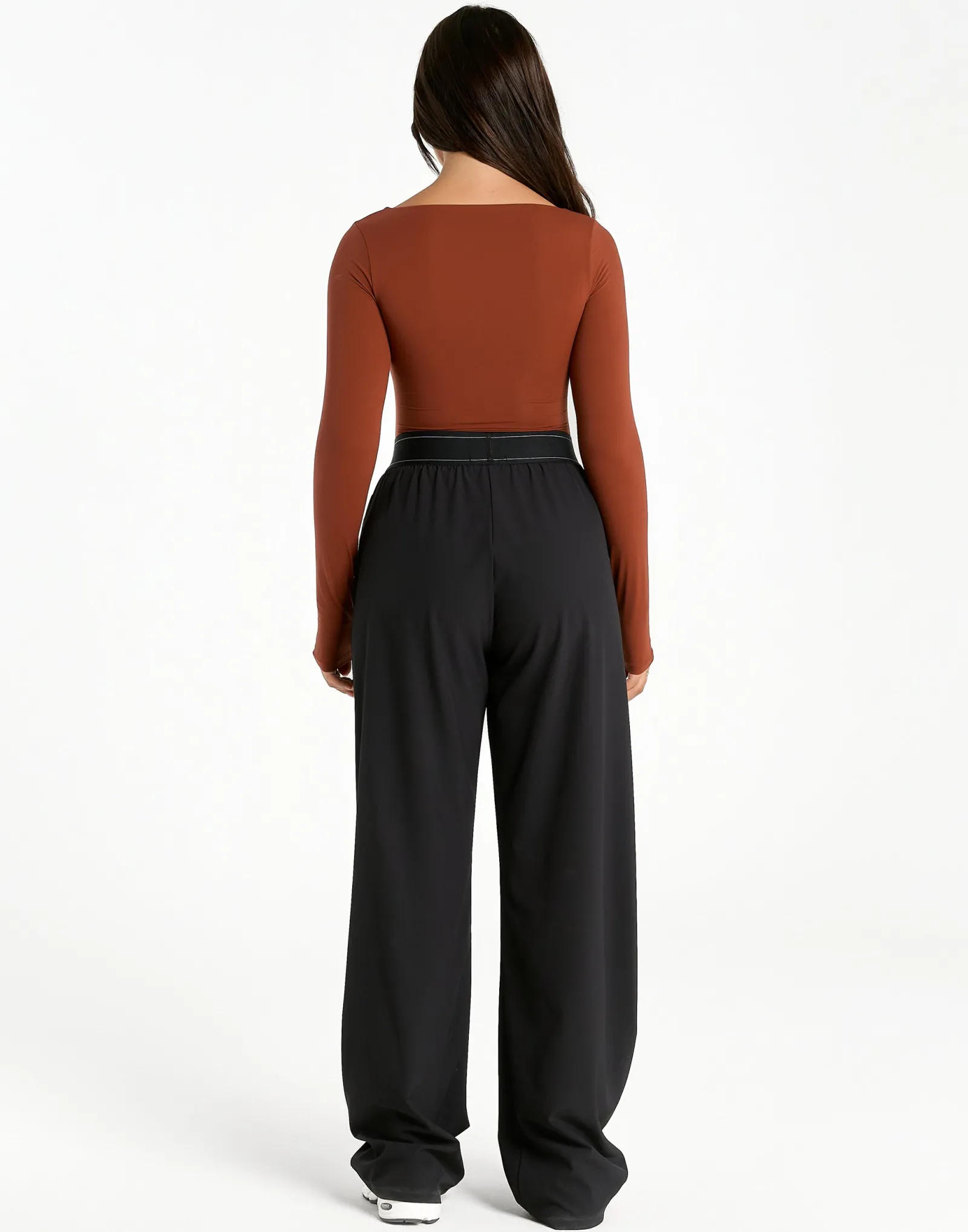 Fashion ECHT Elemental L Square Bodysuit Brown