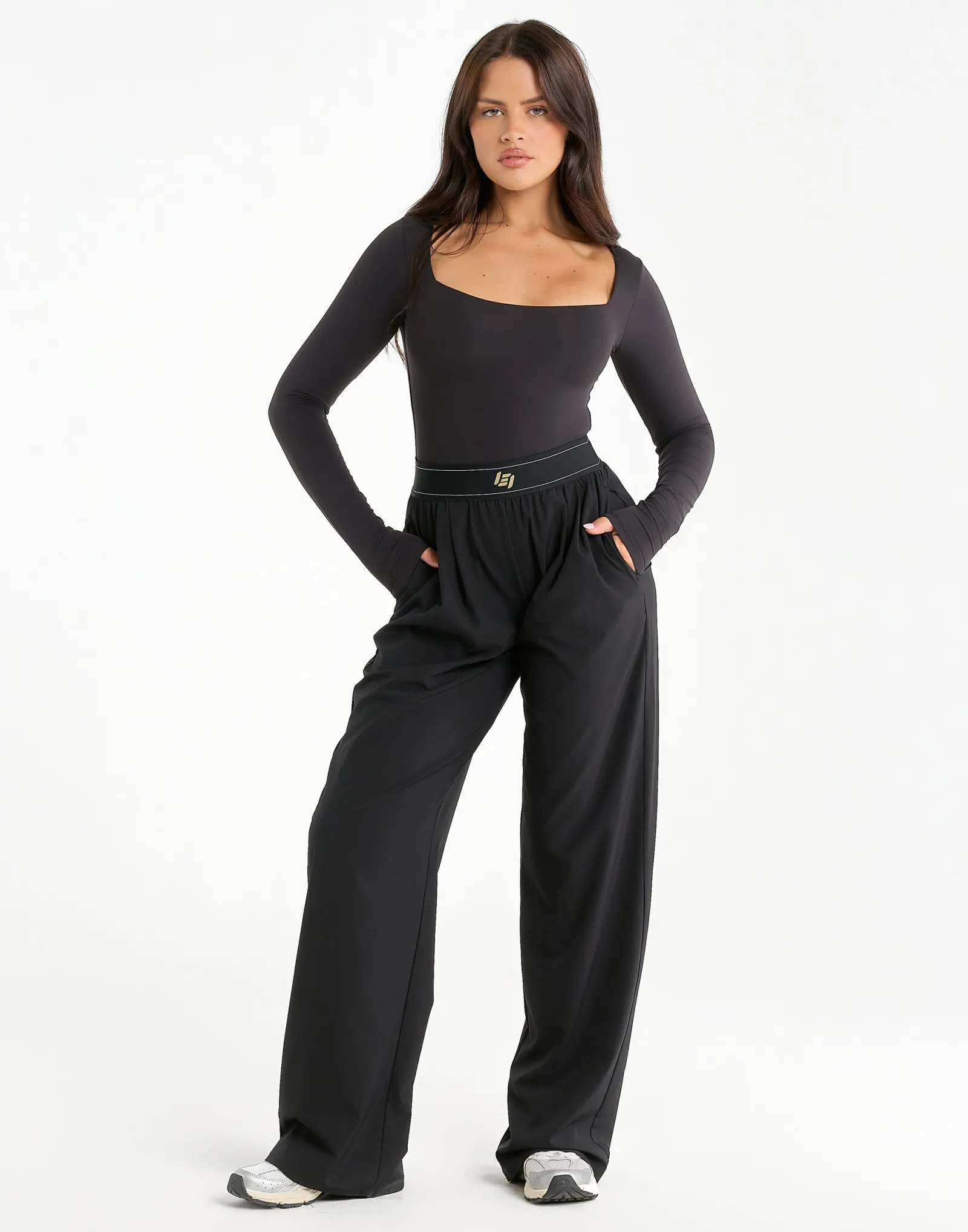 Clearance ECHT Elemental L Square Bodysuit Black