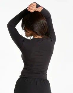 Outlet ECHT Elemental Long Sleeve T-Shirt Black