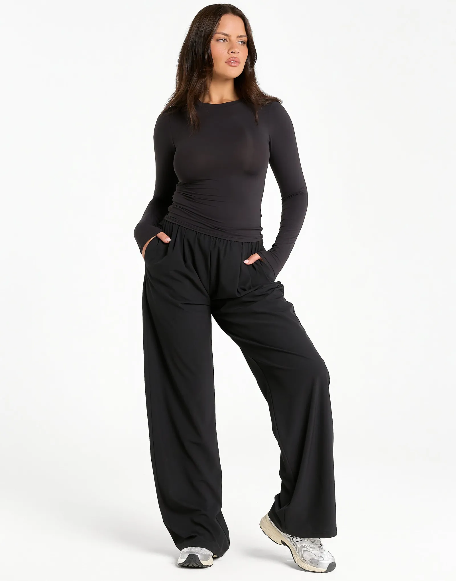 Outlet ECHT Elemental Long Sleeve T-Shirt Black