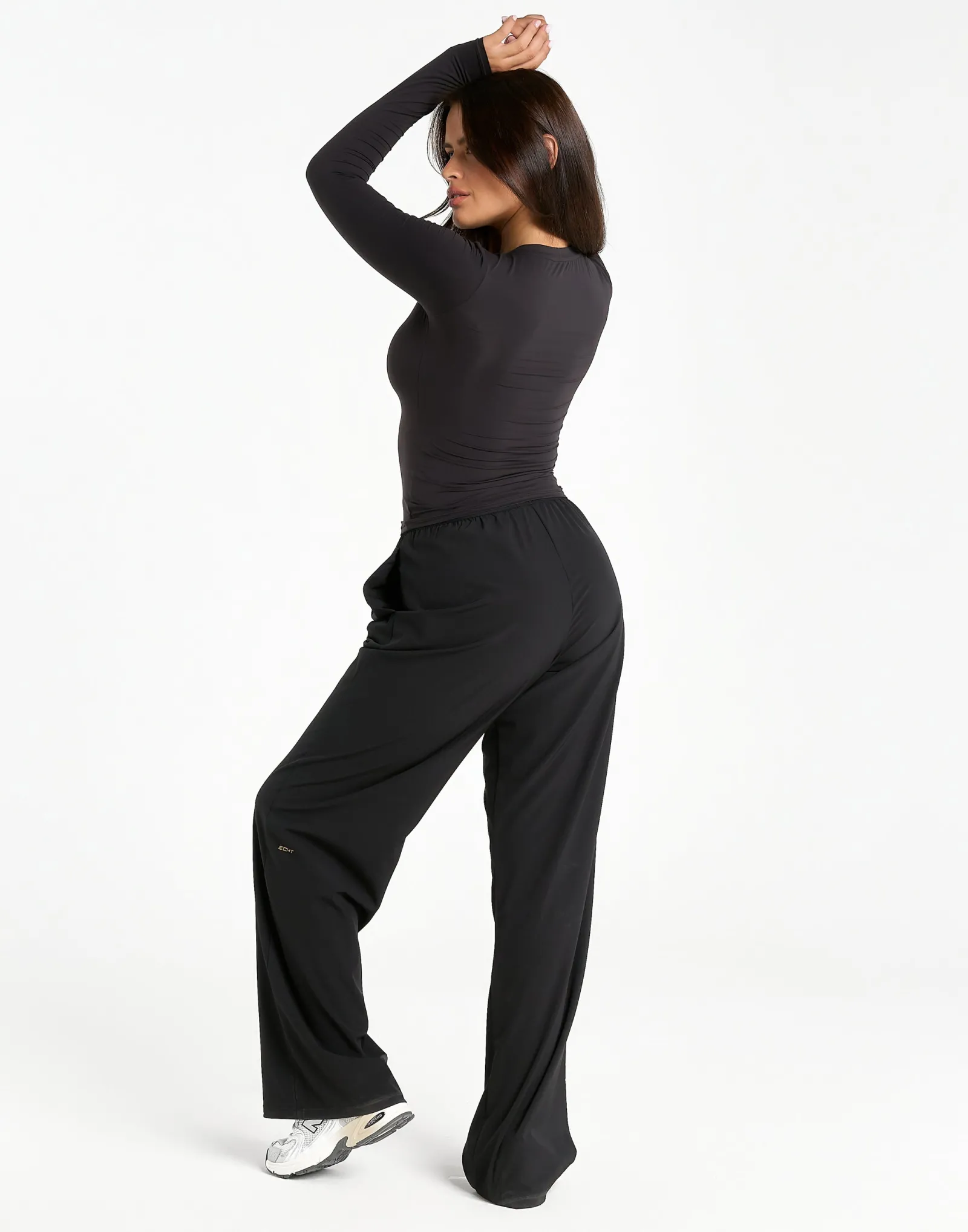 Outlet ECHT Elemental Long Sleeve T-Shirt Black