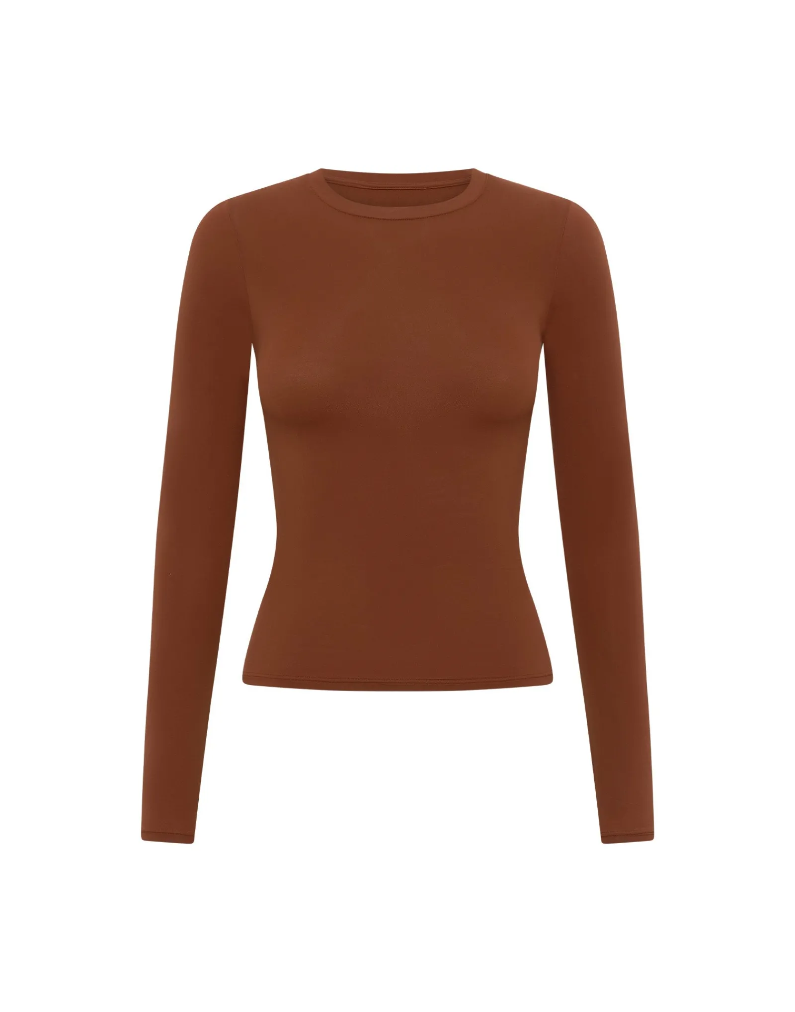 Clearance ECHT Elemental Long Sleeve T-Shirt Brown