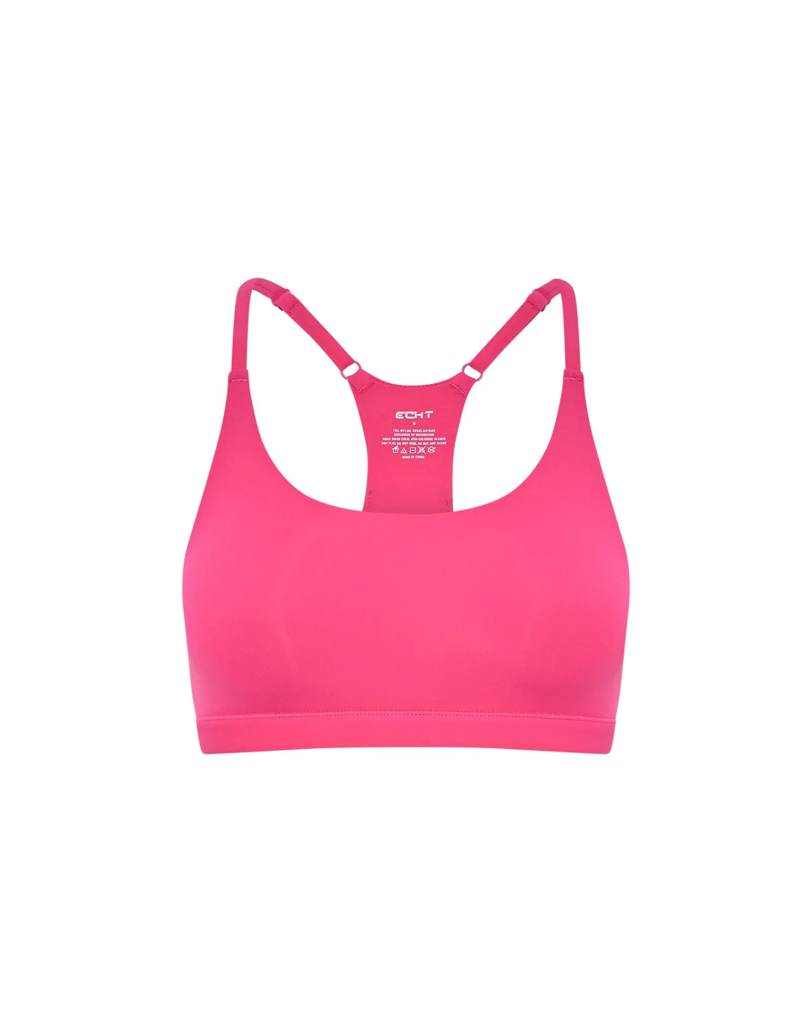 Hot ECHT Elemental Raceback Scoop Bralette Pink