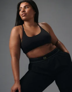 Outlet ECHT Elemental Raceback Scoop Bralette Black