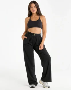 Outlet ECHT Elemental Raceback Scoop Bralette Black