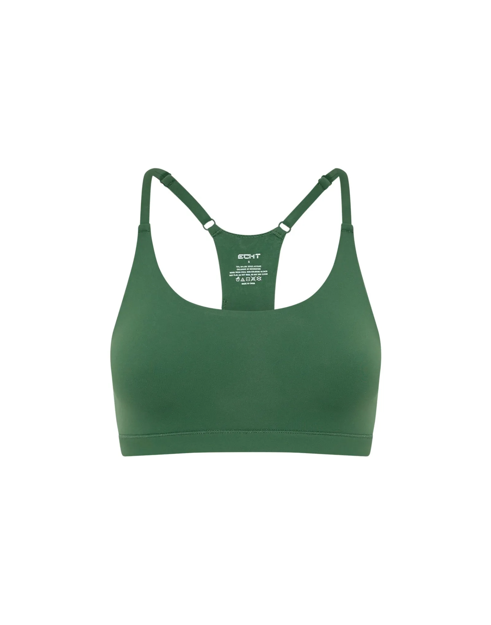 Online ECHT Elemental Raceback Scoop Bralette Green