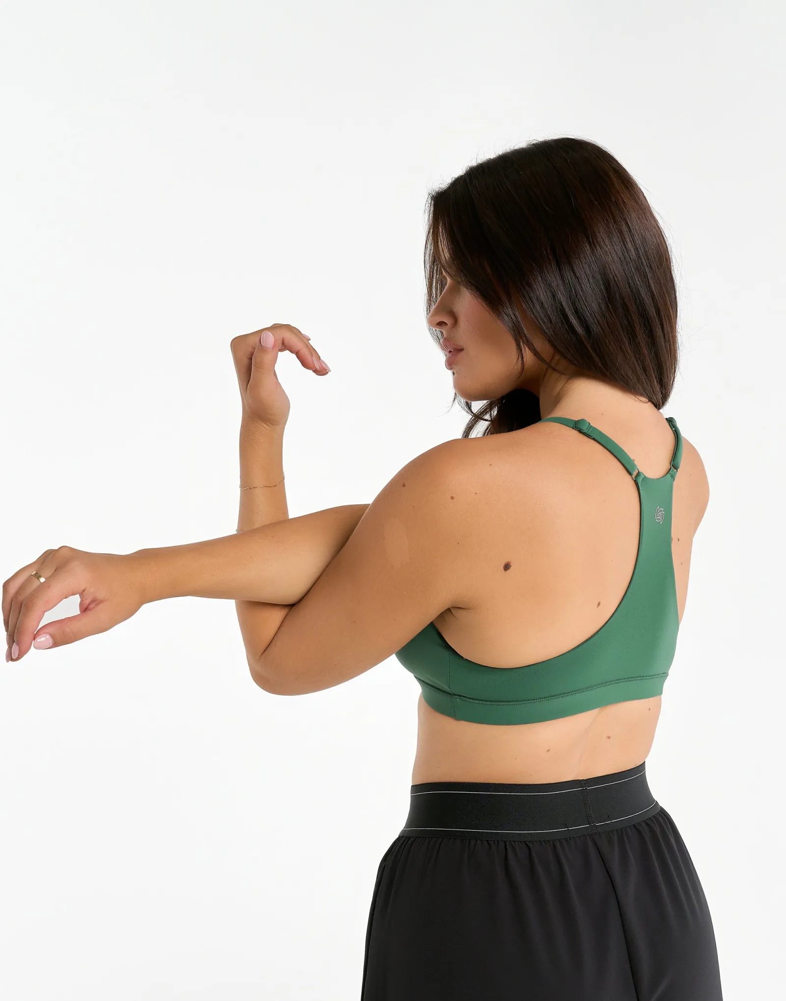 Online ECHT Elemental Raceback Scoop Bralette Green