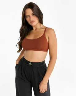 Fashion ECHT Elemental Scoop Bralette Brown