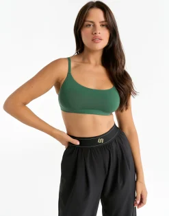 Fashion ECHT Elemental Scoop Bralette Green