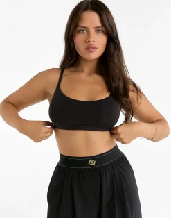 Outlet ECHT Elemental Scoop Bralette Black
