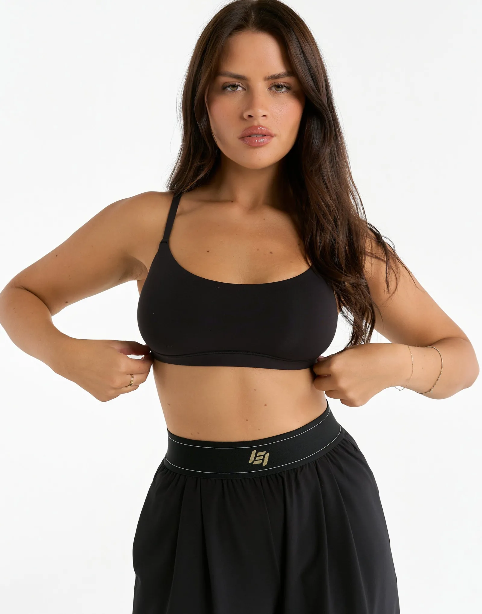 Outlet ECHT Elemental Scoop Bralette Black