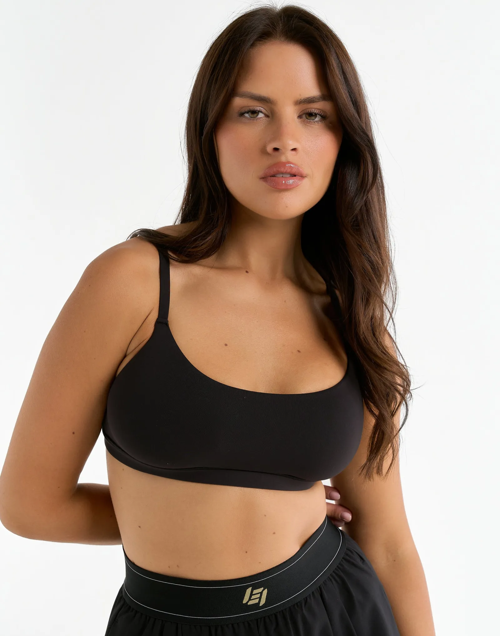 Outlet ECHT Elemental Scoop Bralette Black