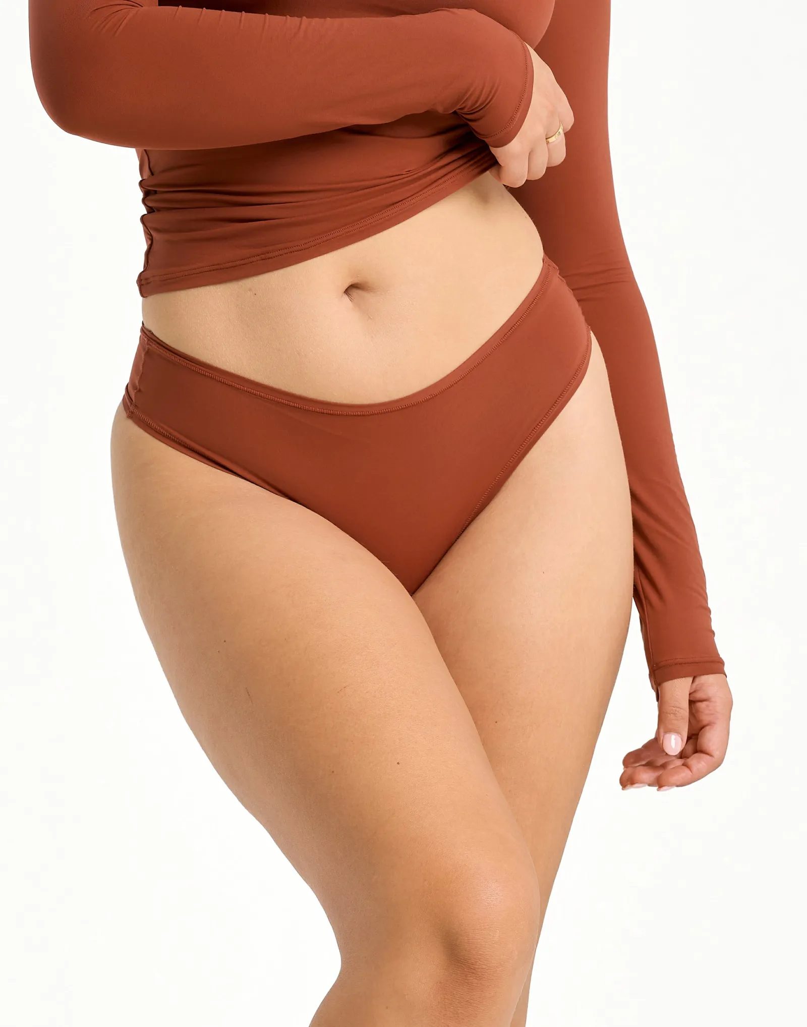 Outlet ECHT Elemental Thong Brown