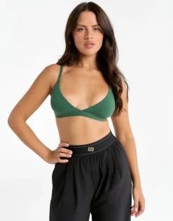 New ECHT Elemental Triangle Bralette Green