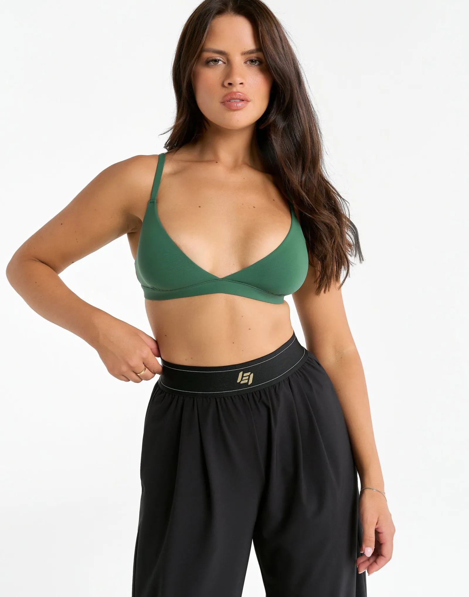 New ECHT Elemental Triangle Bralette Green