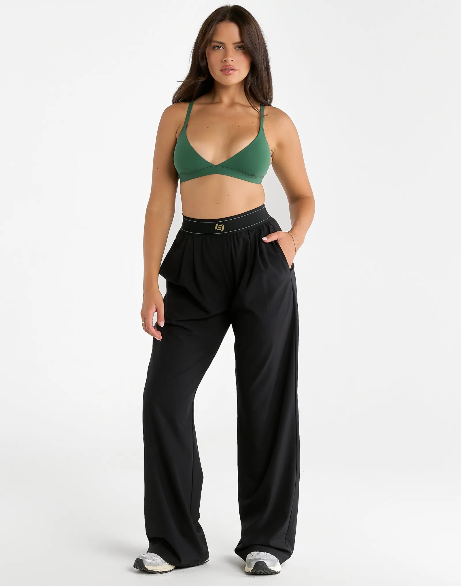 New ECHT Elemental Triangle Bralette Green