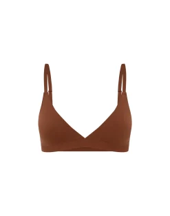 Online ECHT Elemental Triangle Bralette Brown