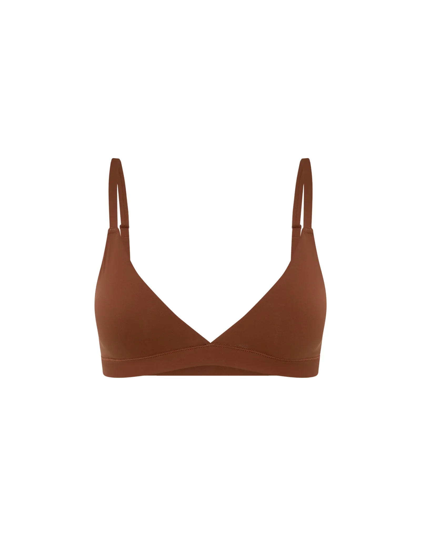 Online ECHT Elemental Triangle Bralette Brown