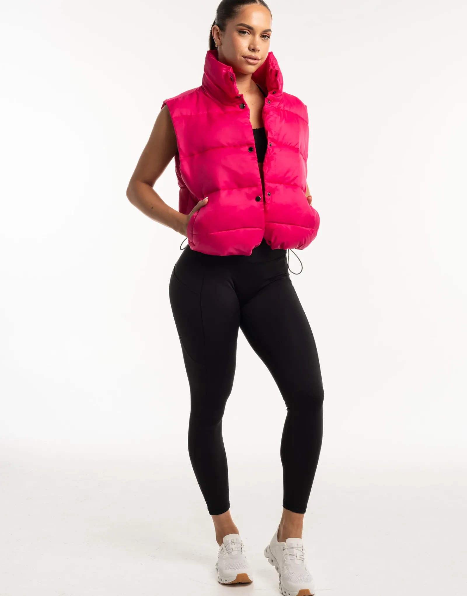 Best ECHT Elevate Puffer Vest Bright Pink