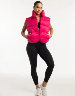 Best ECHT Elevate Puffer Vest Bright Pink